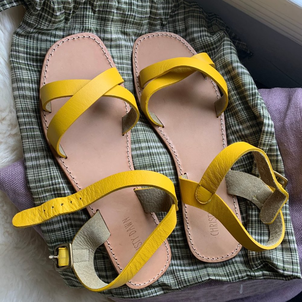 Christy Dawn - Dawn Sandals - Chamomile Yellow - Size 9
